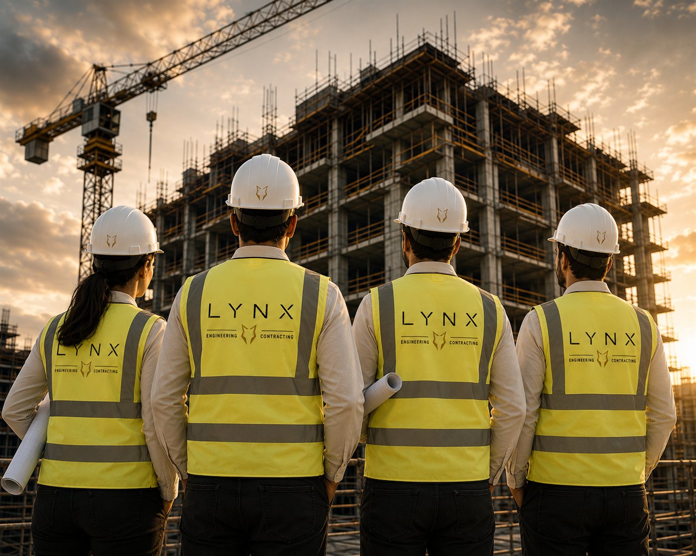 Lynx engineering and contracting team on site